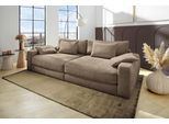 Big-Sofa JOCKENHÖFER GRUPPE "Milano XXL, B: 290 cm", braun (taupe), B:290cm T:135cm, Korpus: 100% Polyester;Kissen: 100% Polyester, Sofas, Big-Sofa, mit Zierkissen, Relaxfläche 120x240 cm, Federkern