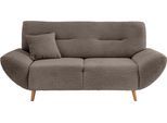 2-Sitzer HOME AFFAIRE "Drago", braun (taupe), B:173cm H:81cm T:90cm, 100% Polyester, Sofas, 2-Sitzer