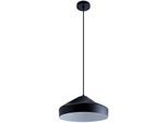 PACO HOME Pendelleuchte "HURLEY T", schwarz, 1, Ø 36cm H: 170,5cm, Leuchten, Hängelampe Esszimmer Küchenlampe Hängend Esstischlampe Innen Gold, Pendelleuchte