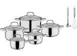 Topf-Set GSW "Trentino", silber (edelstahlfarben), Töpfe, Topf-Set, Induktion