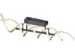 TRIO LEUCHTEN LED Deckenleuchte "Sequence", braun (messing matt), 1, H: 20,5cm, 1 Stk., Leuchten, Deckenlampe dimmbar, Lichtfarbe einstellbar, 5000 Lumen LED 41W, LED Deckenleuchte