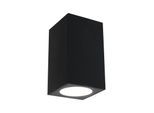 LED Außen-Wandleuchte PAULMANN "Flame eckig 58x75mm 3000K 3,8W 320lm 230V Aluminium", grau (anthrazit), B:5,8cm H:10,3cm T:7,5cm, Leuchten, LED Außen-Wandleuchte, IP44