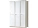 Mid.you Drehtürenschrank Wimex Filou, Weiß, Holzwerkstoff, 4 Fächer, 135x199x58 cm, BQ - Bündnis für Qualität, Made in Germany, DIN EN ISO 9001, Typenauswahl, Beimöbel erhältlich, Kinder- & Jugendzimmer, Jugendmöbel, Jugendkleiderschränke