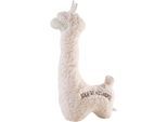 Kuscheltier HEUNEC "Kuma, Lama, 80 cm", beige (naturweiß), Plüschfiguren, KinderB:14cm H:80cm T:40cm, Polyester, Kuscheltier, mit individueller Bestickung; Made in Germany, B:14cm H:80cm T:40cm