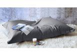 Sitzsack KINZLER "XXL Outdoorfähig", grau (anthrazit), B:140cm H:20cm T:180cm, Polyester, Sitzsäcke, Sitzsack, Uni Farben, Outdoor geeignet, ideal im Wohnzimmer & Kinderzimmer