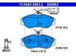 ATE Bremsensatz, Scheibenbremse Bremsensatz-Hinterachse sg00000cxn Vorderachse voll 245mm 10mm für VAG