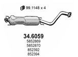 ASSO Mittelschalldämpfer 346059 für Vaughall Opel