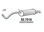 ASSO Endschalldämpfer 507016 für VW Skoda