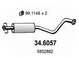 ASSO Mittelschalldämpfer 346057 für Vaughall Opel