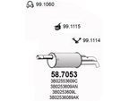 ASSO Endschalldämpfer 587053 für VW