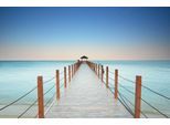 Fototapete PAPERMOON "Steg im Wasser", bunt, B:3m L:2,23m, Vlies, Tapeten