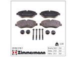 ZIMMERMANN Bremsbelagsatz, Scheibenbremse 291922101 Vorderachse für Mercedes VAG