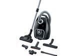 SIEMENS Bodenstaubsauger "Z7.0 VSZ7X500, ideal für Allergiker, Hygiene-Filter, extrem leise", schwarz, B:32cm H:27,5cm T:48cm, Bodenstaubsauger, Bodendüse für Parkett, Teppich, Fliesen, 15m Aktionsradius, schwarz, Bodenstaubsauger