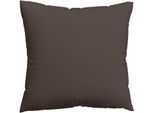 Kissenbezug SCHLAFGUT "Premium Kissenbezug Woven Satin (1 St)", beige (sand deep), B:40cm L:40cm, Mako-Satin, Obermaterial: 100% Baumwolle, Kissenbezüge, Kissenbezug, Ton-in-Ton Reißverschluss, Fadendichte von 300tc, Uni, OEKO Tex