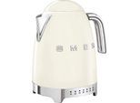 SMEG Wasserkocher "KLF04CREU", beige (creme), B:22,3cm H:28cm T:17,1cm, Wasserkocher, Wasserkocher