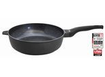 Schmorpfanne ELO "Siloncast Pfanne mit Gegengriff", schwarz, B:35cm H:13,5cm L:58cm Ø:28cm, Pfannen, Schmorpfanne, antihaftbeschichtet, hitzeisolierender Stiel, Gegengriff