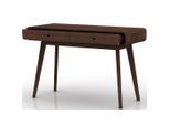 Mid.you , Walnussfarben , Holzwerkstoff , 2 Schublade(n) Schubladen , 79x50x120 cm , Stauraum , Büromöbel, Schreibtische, Schreibtische