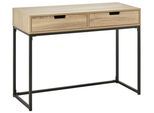 Konsolentisch Giorgia Eiche/Schwarz MDF