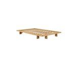 Bettgestell KARUP DESIGN "JAPAN BED Futonbett aus FSCzertifiziertem Massivholz, zeitlos, bequem", oiled oak, B:148cm H:20cm L:228cm, Betten, Bettgestell, Eiche, inkl. Lattenrost, ohne Matratze, Made in Europa