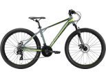 Mountainbike BIKESTAR Gr. 41, grau, Fahrräder, 41cm, 26 Zoll (66,04cm), für Damen und Herren, Kettenschaltung