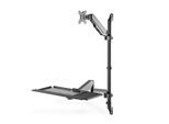 Digitus Flexibler Steh-/ Sitz-Arbeitsplatz zur Wandmontage, Single Monitor