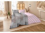 Bettwäsche PRIMERA "Feinbiber-Bettwäsche", rosa, B/L: 135cm x 200cm, 1 Stk., 1 Stk., Feinbiber, B/L: 80cm x 80cm, 2 Stk., Feinbiber, Obermaterial: 100% Baumwolle, Bettwäsche, Bettwäsche, samtweich und natürlich aus reiner Baumwolle