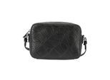 Schultertasche JOOP JEANS "strambo cloe shoulderbag shz", Mädchen, Gr. B/H/T: 21,5cm x 15cm x 6cm, schwarz, Lederimitat, Taschen Schultertasche, Damen Umhängetasche mit Logoprägung