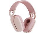 LOGITECH Kopfhörer "Zone Vibe 100", rosa, B:19,6cm H:8,5cm T:21,8cm, Kopfhörer, Kopfhörer