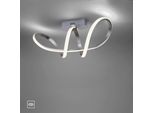 JUST LIGHT Deckenleuchte "MARIA", grau (aluminiumfarben), 1, H: 27cm, 1 Stk., Leuchten, LED, dimmbar, Switchmo, Deckenleuchte