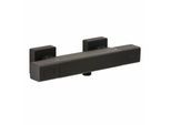 Herzbach Deep Black Brause-Thermostat 36.131100.1.12 AP, schwarz matt