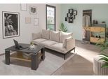 Couchtisch FMD "Bastia", braun (matera, artisan eiche, matera, matera), B:100cm H:45,8cm T:60cm, Tische, Couchtisch, Breite 100 cm