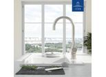 Villeroy und Boch Umbrella Küchenarmatur 925300LC 16 l/min, flexible Anschlussschläuche, edelstahl massiv