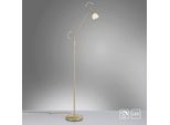 PAUL NEUHAUS Stehlampe "PINO", braun (messing matt), 1, Ø 23cm H: 111cm, 1 Stk., Leuchten, Stehlampe