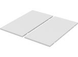 Ansteckplatte HOME AFFAIRE "Paris", weiß, B:96cm H:2,5cm T:95cm, MDF, Ansatztischplatten, Ansteckplatte, passend für Esstisch Paris, zur Tischplattenvergrößerung, Breite 96 cm