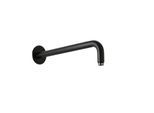 Herzbach Deep Black Wandarm 23.960350.1.12 350 mm, für Regenbrause, schwarz matt