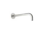 Herzbach Living Spa seven round Wandarm 17.960350.1.09 350 mm, für Regenbrause, 1/2", Edelstahl gebürstet