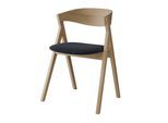 Stuhl HAMMEL FURNITURE "City by Hammel", weiß (, weiß gölt, weiß gölt, dunkelgrau), B:57cm H:76cm T:50cm, Massivholz, Stoff, Stühle, Stuhl, Massivholz, gepolsterte Sitzfläche, versch. Farbvarianten