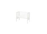 Beistellbett 2in1 'safe asleep®' mit Barriere & Matratze - für alle Elternbetthöhen - Holz weiß