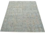 Orientteppich OCI DIE TEPPICHMARKE "HIMALI CHUSA", bunt (grau, silberfarben), B:140cm H:5mm L:200cm, Wolle, Teppiche, reine Wolle, handgeknüpft, mit Fransen, Wohnzimmer