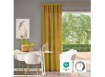 Vorhang NEUTEX FOR YOU "Mara-ECO" Gr. 1, gelb, B:144cm H:245cm, Jacquard, Polyester, Gardinen
