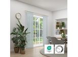 Schiebegardine NEUTEX FOR YOU "Biella" Gr. 1, blau (eisblau), B:60cm H:245cm, Jacquard, Polyester, Gardinen, HxB: 245x60