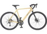 Gravelbike PROPHETE "Graveler" Gr. 55, beige (beige, schwarz), Fahrräder, Herren, 55cm, 28 Zoll (71,12cm) hinten: 28 Zoll (71,12cm), für Herren, Kettenschaltung