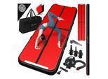 KESSER® Turnmatte Aufblasbar Airtrack 2m/3m/4m/5m/6m Fitness-Matte Gymnastikmatte inkl. Tragetasche & elektr. Luftpumpe Yogamatte, Tumbling Matten, Trainingsmatte, Turn- & Fitness