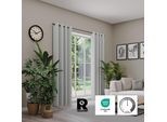 Vorhang NEUTEX FOR YOU "Monza Eco" Gr. 1, grau (silbergrau), B:146cm H:245cm, Baumwolle, Polyester, Gardinen