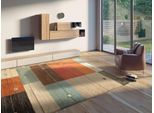 Teppich OCI DIE TEPPICHMARKE "CASTLE MODENA, auch als Läufer", orange (terra), B:200cm H:20mm L:250cm, Polypropylen (PP), Teppiche, Teppich, dichter Frisé Kurzflor, kariert, Wohnzimmer, Schlafzimmer