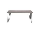 Mid.you , Grau , Metall, Holzwerkstoff , Holzoptik , 49x45x105 cm , gastro- und objekttauglich ,