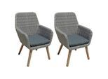 Gardenson , Grau, Dunkelgrau, Hellbraun , Holz, Metall, Kunststoff, Textil , Akazie , Hartholz , Füllung: Polyester , 70x96x68 cm , FSC 100% , stapelbar, gastro- und objekttauglich, wetterfest, UV-beständig, regenabweisend, Bezug abnehmbar, abwischbar, geeignet für Balkon ,