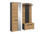 Livetastic , Eiche Artisan , Holzwerkstoff , Holzoptik , 160x190x37 cm , FSC MIX ,