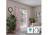 Vorhang NEUTEX FOR YOU "Libre-ECO" Gr. 1, lila (flieder), B:142cm H:245cm, Jacquard, Polyester, Gardinen