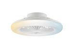 BRILLIANT LED Deckenleuchte "Montero", weiß, Ø 42cm H: 13,7cm, 1 Stk., Leuchten, LED-Deckenventilator, Ø 42 cm, 2700 lm, 2700-6500 K, LED Deckenleuchte